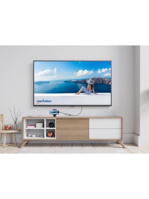 MANHATTAN HUB USB-C MACHO 1X HDMI 1X USB-A 3.2 1X USB-C PD 5 GBIT-S GRIS - Image 5