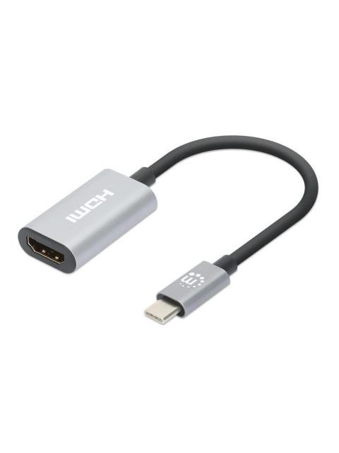 MANHATTAN HUB USB-C MACHO 1X HDMI 5 GBIT-S GRIS
