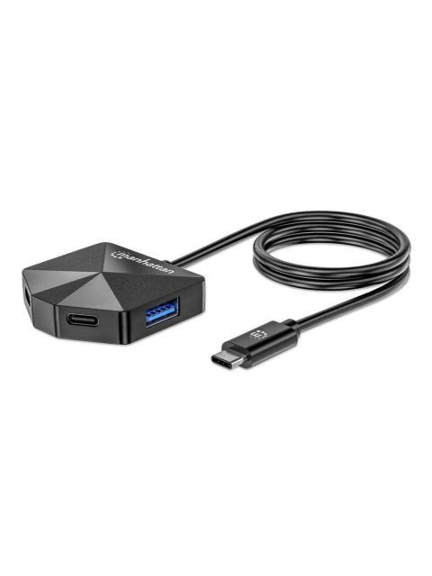 MANHATTAN HUB USB-C - USB-A 3.2 USB-C 5 GBIT-S