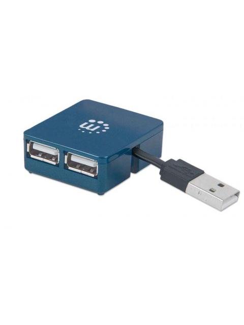 MANHATTAN MICRO HUB USB 2.0 DE 4 PUERTOS 480 MBIT-S