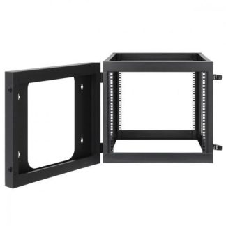 MANHATTAN RACK ABIERTO 19 PARA MONTAJE EN PARED HASTA 40KG 9U NEGRO