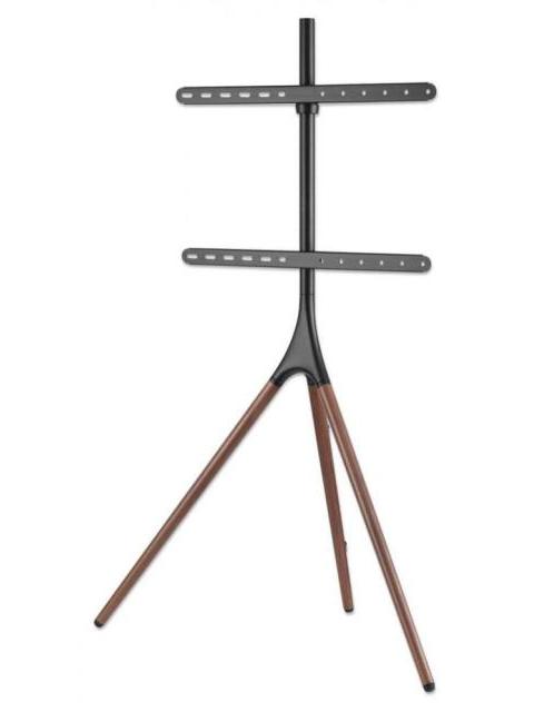 MANHATTAN SOPORTE CON TRIPODE PARA MONITOR 45 - 65 HASTA 32KG AZUL-CAFE