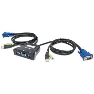 MANHATTAN SWITCH KVM 151245 2X USB 2X VGA