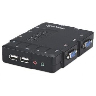 MANHATTAN SWITCH KVM DE 4 PUERTOS USB VGA