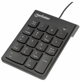 MANHATTAN TECLADO NUMERICO 176354 ALAMBRICO USB NEGRO