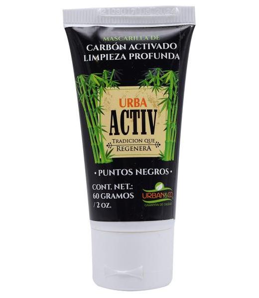 MASCARILLA DE CARBON ACTIVADO LIMPIEZA PROFUNDA 60 G URBAN&CO