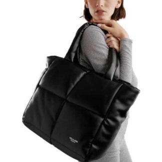 MAXI BOLSA TOTE CAPITONADA NEGRO HOLLY LAND