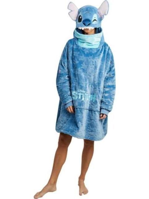 MAXISUDADERA STITCH AZUL DISNEY