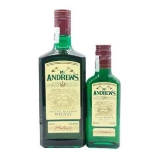 MC ANDREWS WHISKY 750ML+ ANFORA DE 200ML