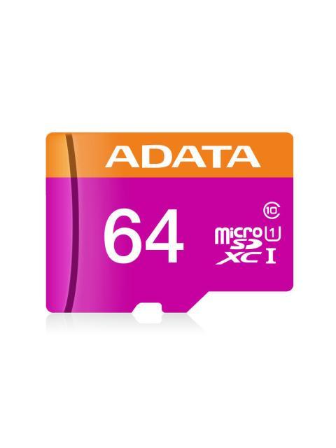 MEMORIA FLASH ADATA PREMIER 64GB MICROSDXC UHS-I CLASE 10 CON ADAPTADOR
