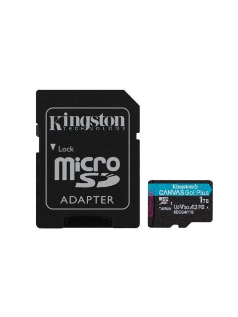 MEMORIA FLASH KINGSTON CANVAS GO! PLUS 1TB MICROSD UHS-I CLASE 10 CON ADAPTADOR
