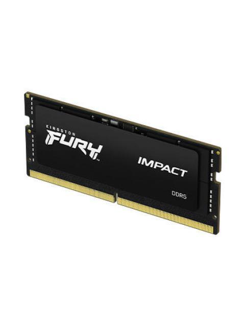 MEMORIA RAM PARA LAPTOP KINGSTON FURY IMPACT BLACK DDR5 4800MHZ 16GB NON-ECC CL38 262-PIN SO-DIMM XMP