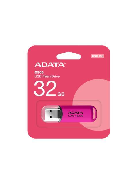 MEMORIA USB 2.0 DE 32GB C906 DISENO CLASICO Y COMPACTA. NP. AC90632GRPP COLOR ROSA - Image 3