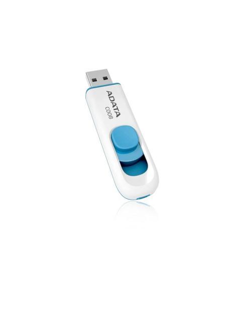 MEMORIA USB ADATA C008 COLOR BLANCO 16 GB USB 2.0