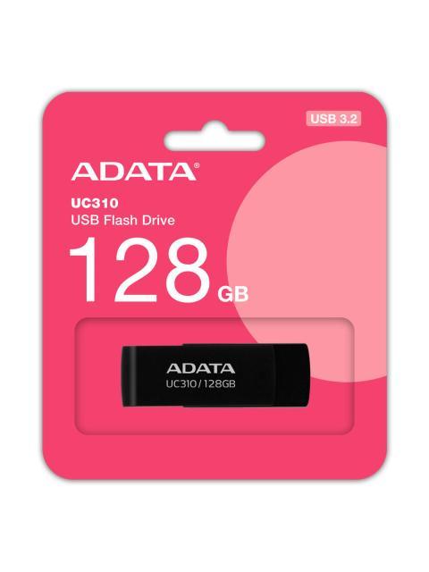 MEMORIA USB ADATA UC310 128GB USB 3.2 LECTURA 100 MB-S NEGRO