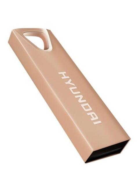 MEMORIA USB HYUNDAI BRAVO DELUXE 16GB USB 2.0 LECTURA 10MB-S ESCRITURA 3MB-S ORO ROSADO - Image 3