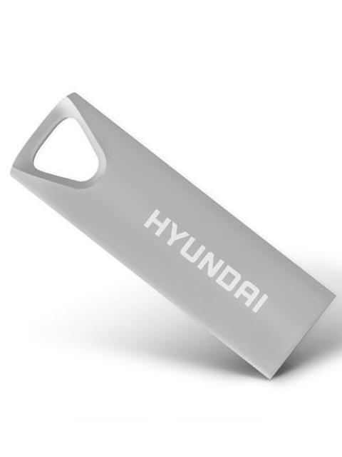MEMORIA USB HYUNDAI BRAVO DELUXE 16GB USB-A 2.0 LECTURA 10MB-S ESCRITURA 3MB-S PLATA