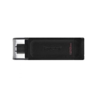 MEMORIA USB KINGSTON DATATRAVELER 70 128GB USB-C 3.2 NEGRO