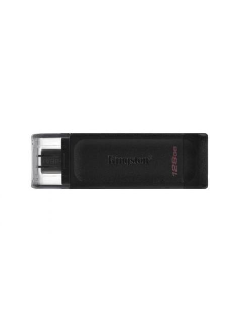 MEMORIA USB KINGSTON DATATRAVELER 70 128GB USB-C 3.2 NEGRO