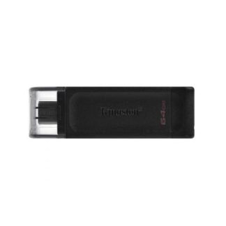 MEMORIA USB KINGSTON DATATRAVELER 70 64GB USB-C 3.2 NEGRO
