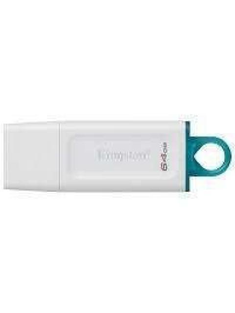 MEMORIA USB KINGSTON DATATRAVELER EXODIA 64GB USB 3.2 BLANCO