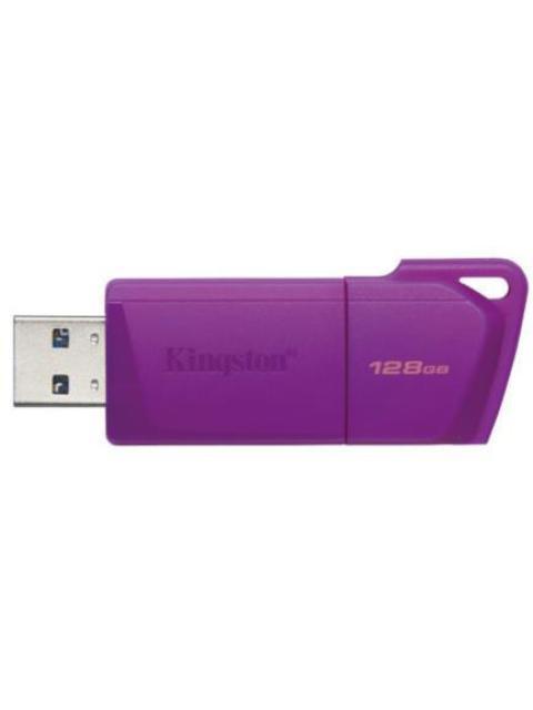 MEMORIA USB KINGSTON DATATRAVELER EXODIA M 128GB USB 3.2 MORADO