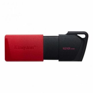 MEMORIA USB KINGSTON DATATRAVELER EXODIA M 128GB USB A NEGRO-ROJO