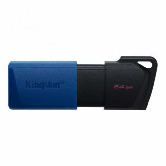 MEMORIA USB KINGSTON DATATRAVELER EXODIA M 64GB USB A NEGRO-AZUL