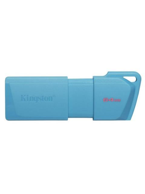 MEMORIA USB KINGSTON DATATRAVELER EXODIA M 64GB USB A TURQUESA