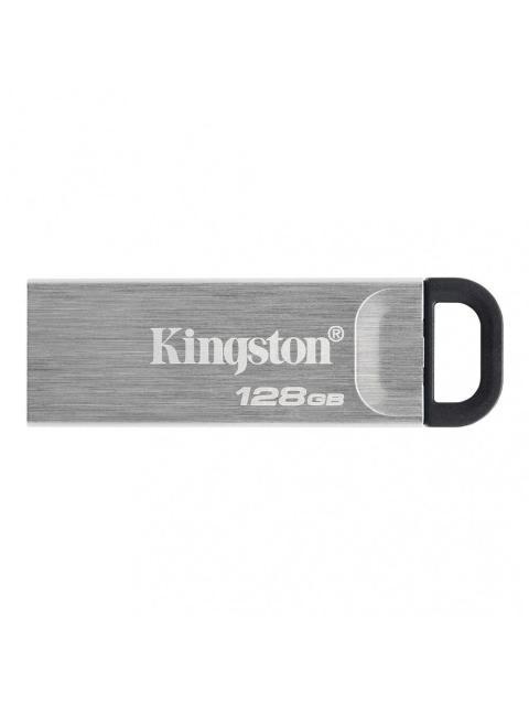 MEMORIA USB KINGSTON DATATRAVELER KYSON 128GB USB 3.2 LECTURA 200MB-S ESCRITURA 60MB-S PLATA