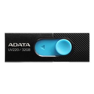 MEMORIAS USB ADATA UV220 NEGRO 32 GB