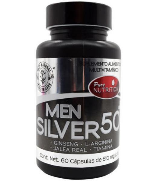MEN SILVER 50 60 CAP PURE NUTRITION