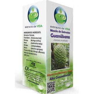 MEZCLA DE EXTRACTOS GUANABANA 30ML. AHORA CON MORINGA Y NE UTRILLA ALT