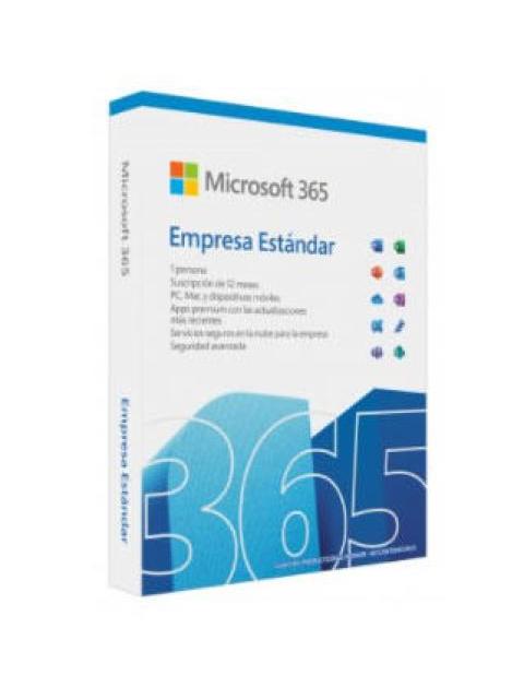 MICROSOFT 365 EMPRESA ESTANDAR 1 USUARIO 5 DISPOSITIVOS 1 ANO ESPANOL WINDOWS-MAC