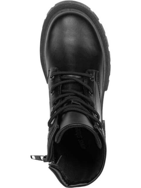 BOTIN MILITAR CON PEDRERIA NEGRO VIVIS SHOES KIDS - Image 3