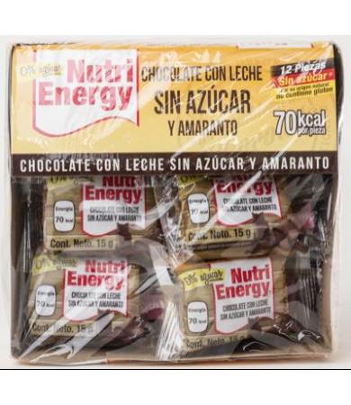 MINI BARRA AMARA CHOCO 15 G PICARD CHOCOLATES P 12