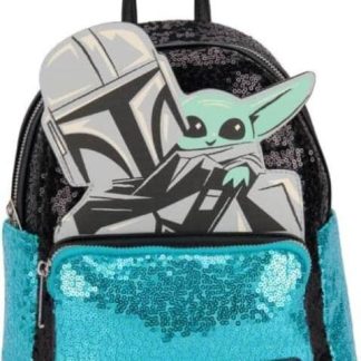 MINIMOCHILA BABY YODA NEGRO STAR WARS