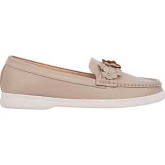 MOCASIN CON FLORES NUDE SHOSH