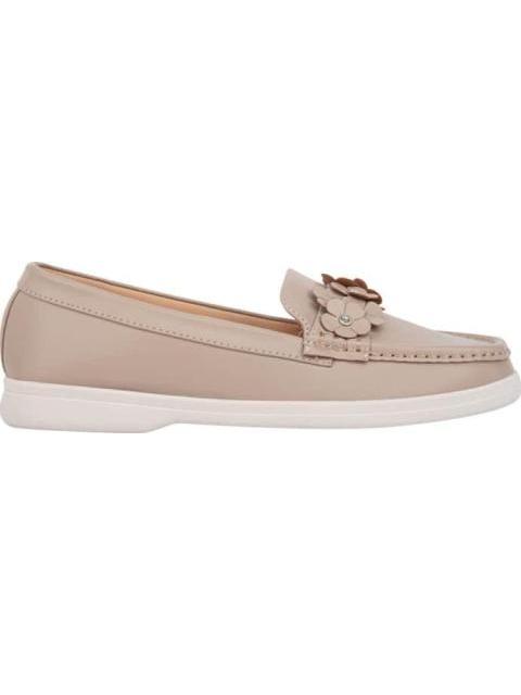 MOCASIN CON FLORES NUDE SHOSH