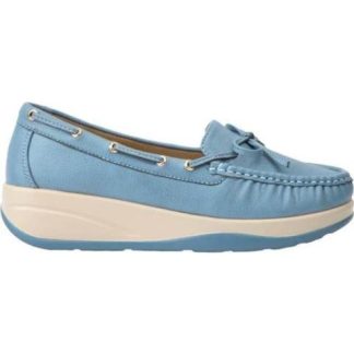 MOCASIN CON MOÑO AZUL SHOSH