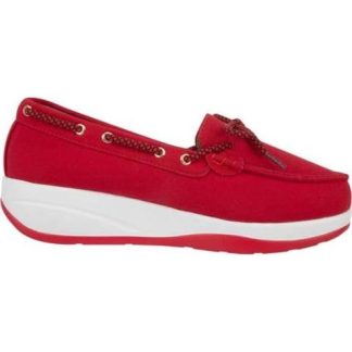 MOCASIN CON MOÑO ROJO SHOSH