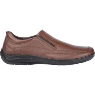 MOCASIN CONFORT AJUSTE ELASTICO CAFE FLEXI