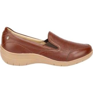 MOCASIN DE PIEL CAFE JARKING SHOES