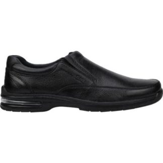 MOCASIN DE PIEL CON BURBUJA DE AIRE NEGRO FLEXI