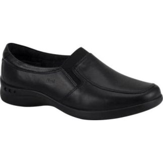MOCASIN DE PIEL NEGRO FLEXI
