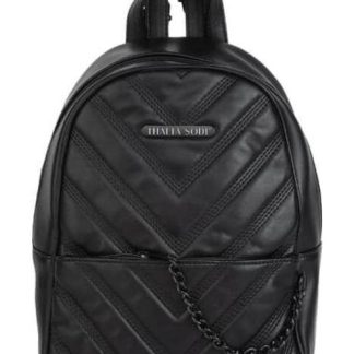 MOCHILA CAPITONADA NEGRO THALIA SODI