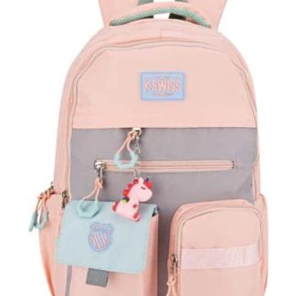 MOCHILA CASUAL JUVENIL ROSA K-SWISS
