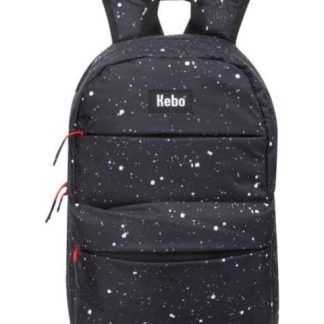 MOCHILA CON PORTALAPTOP NEGRO KEBO