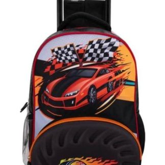 MOCHILA CON RUEDAS NEGRO SPORT RACING