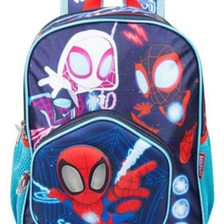 MOCHILA ESCOLAR AZUL SPIDEY AND HIS AMAZING FRIENDS